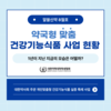 알쓸신약 8월호-약국형 맞춤 건강기능식품 사업 현황